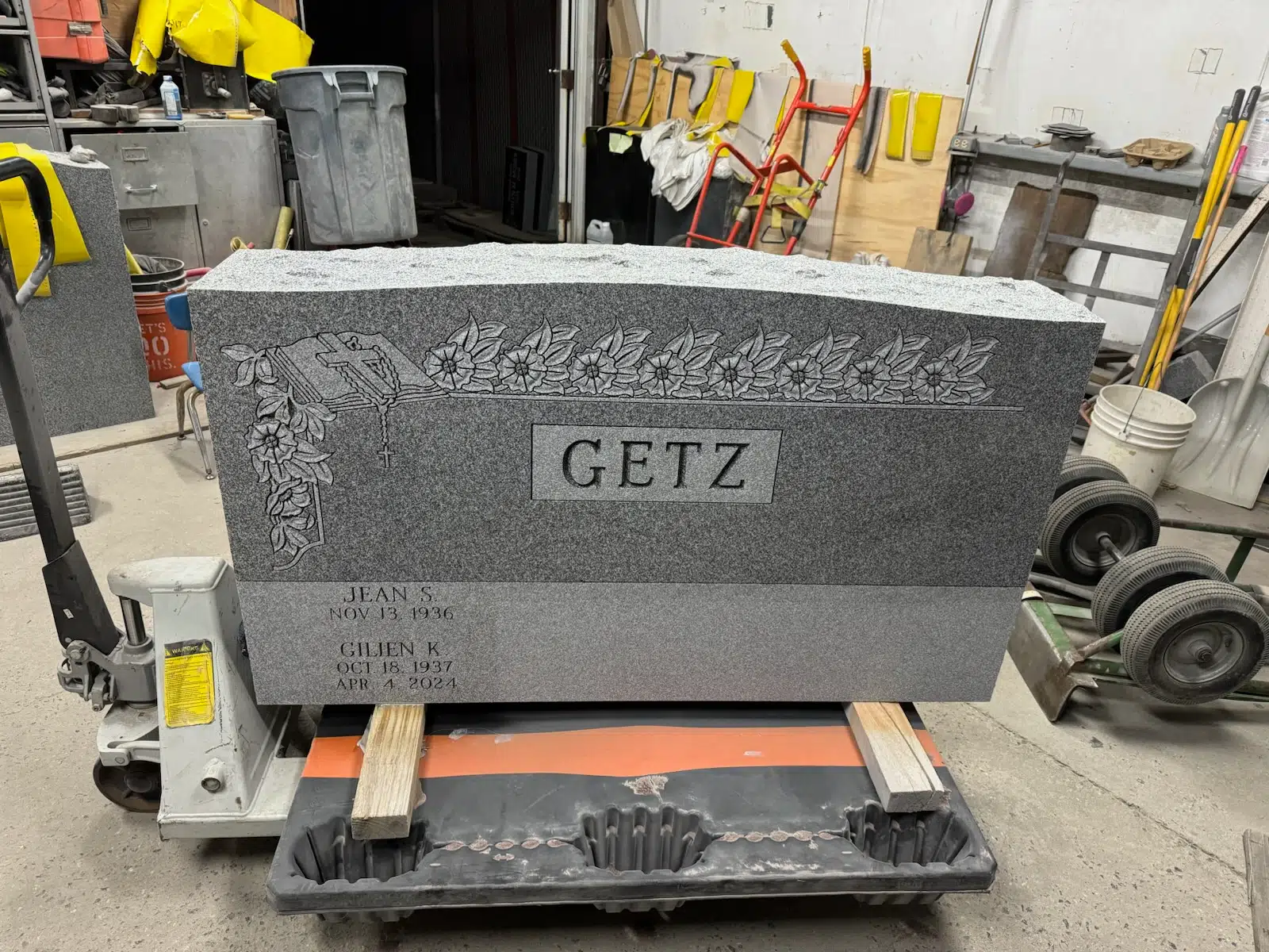 Granite Headstone Pricing hand-carved by Local Price Guide in NJ — image 5